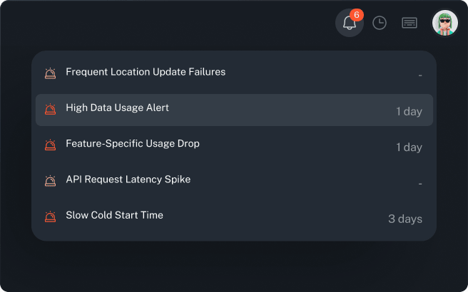 Review important alerts